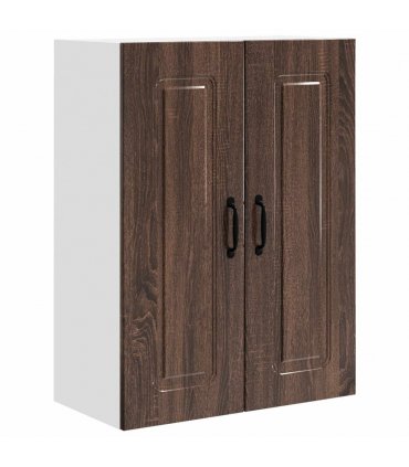 vidaXL Dishwasher Panel Kalmar Brown Oak 60 x 31 x 80 cm — Model: 1x wall cabinet (2 doors) 60 cm wide 80 cm high