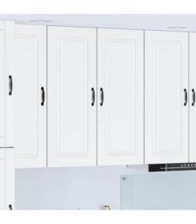vidaXL Dishwasher Panel Kalmar White 80 x 31 x 100 cm Engineered Wood — Model: 1x wall cabinet (2 doors) 80 cm wide 100 cm high