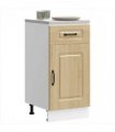 vidaXL Kitchen Base Cabinet Kalmar Sonoma Oak Engineered Wo — Model: 1x bottom cabinet (1 door 1 drawer) 40 cm wide 81.5 cm high