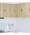 vidaXL Dishwasher Panel Kalmar Sonoma Oak 57 x 57 x 80 cm — Model: 1x wall corner cabinet 57 cm wide 80 cm high