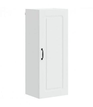 vidaXL Dishwasher Panel Kalmar White 40 x 31 x 100 cm Engineered Wood — Model: 1x wall cabinet (1 door) 40 cm wide 100 cm high