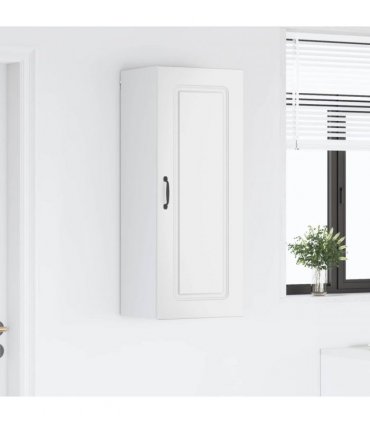 vidaXL Dishwasher Panel Kalmar White 40 x 31 x 100 cm Engineered Wood — Model: 1x wall cabinet (1 door) 40 cm wide 100 cm high