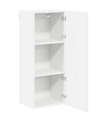 vidaXL Dishwasher Panel Kalmar White 40 x 31 x 100 cm Engineered Wood — Model: 1x wall cabinet (1 door) 40 cm wide 100 cm high