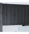 vidaXL Dishwasher Panel Kalmar Black 80 x 31 x 100 cm Engineered Wood — Model: 1x wall cabinet (2 doors) 80 cm wide 100 cm high
