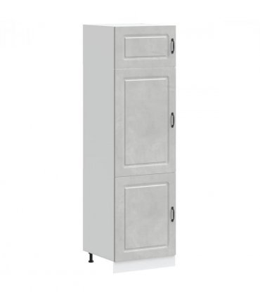 vidaXL Kitchen Cupboard Kalmar Concrete Grey Engineered Wood — Model: 1x cupboard 60 cm wide 207 cm high