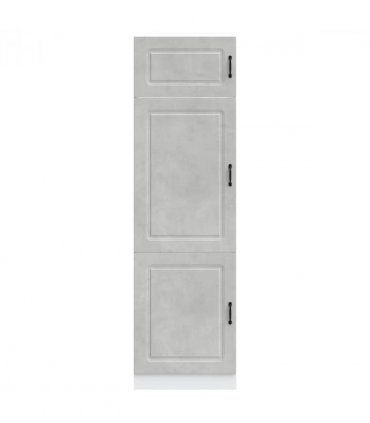 vidaXL Kitchen Cupboard Kalmar Concrete Grey Engineered Wood — Model: 1x cupboard 60 cm wide 207 cm high