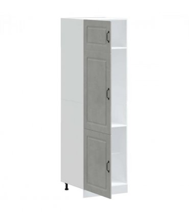 vidaXL Kitchen Cupboard Kalmar Concrete Grey Engineered Wood — Model: 1x cupboard 60 cm wide 207 cm high