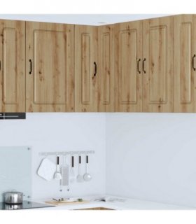 vidaXL Dishwasher Panel Kalmar Artisan Oak 57 x 57 x 80 cm — Model: 1x wall corner cabinet 57 cm wide 80 cm high
