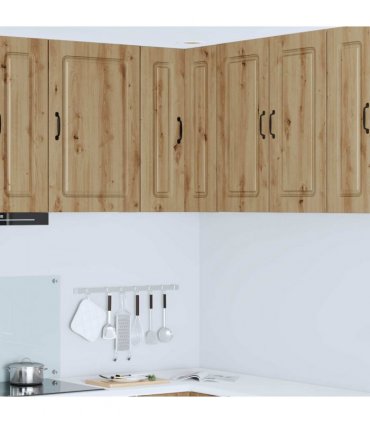 vidaXL Dishwasher Panel Kalmar Artisan Oak 57 x 57 x 80 cm — Model: 1x wall corner cabinet 57 cm wide 80 cm high