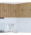 vidaXL Dishwasher Panel Kalmar Artisan Oak 57 x 57 x 80 cm — Model: 1x wall corner cabinet 57 cm wide 80 cm high