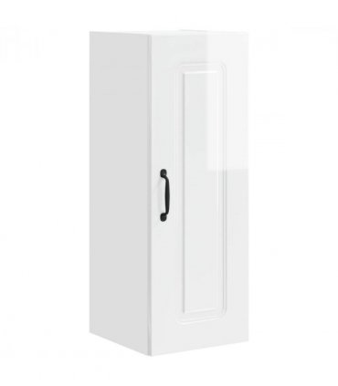 vidaXL Dishwasher Panel Kalmar 2 pcs High Gloss White 30 x 31 x 80 cm — Model: 2x wall cabinet (1 door) 30 cm wide 80 cm high
