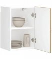 vidaXL Kitchen Wall Cabinet Kalmar Artisan Oak Engineered Wood — Model: 1x wall cabinet (1 door) 40 cm wide 60 cm high