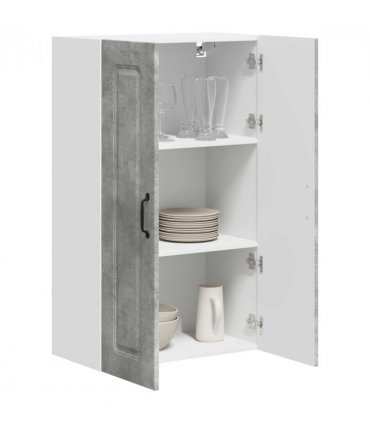 vidaXL Dishwasher Panel Kalmar Concrete Grey 60 x 31 x 100 cm — Model: 1x wall cabinet (2 doors) 60 cm wide 100 cm high