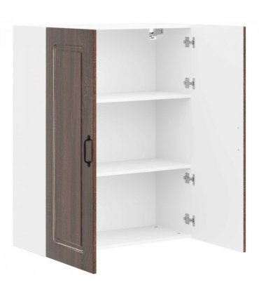 vidaXL Dishwasher Panel Kalmar Brown Oak 80 x 31 x 100 cm — Model: 1x wall cabinet (2 doors) 80 cm wide 100 cm high