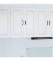vidaXL Dishwasher Panel Kalmar High Gloss White 80 x 31 x 80 cm — Model: 1x wall cabinet (2 doors) 80 cm wide 80 cm high