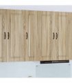 vidaXL Dishwasher Panel Kalmar Sonoma Oak 30 x 31 x 100 cm — Model: 1x wall cabinet (1 door) 30 cm wide 100 cm high