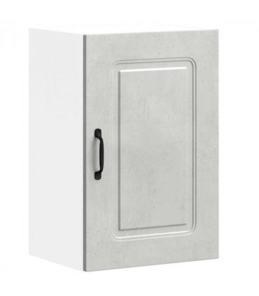 vidaXL Kitchen Wall Cabinet Kalmar Concrete Grey Engineered Wood — Model: 1x wall cabinet (1 door) 40 cm wide 60 cm high