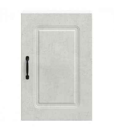 vidaXL Kitchen Wall Cabinet Kalmar Concrete Grey Engineered Wood — Model: 1x wall cabinet (1 door) 40 cm wide 60 cm high