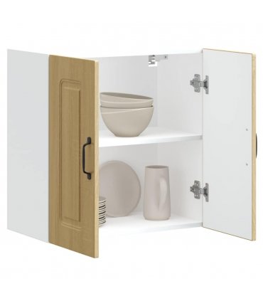 vidaXL Kitchen Wall Cabinet Kalmar Sonoma Oak Engineered Wood — Model: 1x wall cabinet (2 doors) 60 cm wide 60 cm high