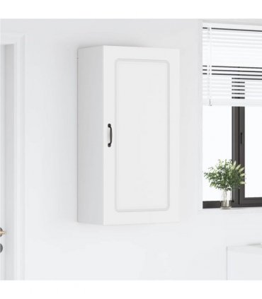 vidaXL Dishwasher Panel Kalmar White 50 x 31 x 100 cm Engineered Wood — Model: 1x wall cabinet (1 door) 50 cm wide 100 cm high
