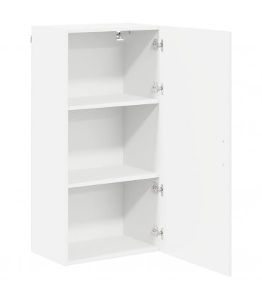 vidaXL Dishwasher Panel Kalmar White 50 x 31 x 100 cm Engineered Wood — Model: 1x wall cabinet (1 door) 50 cm wide 100 cm high
