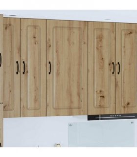 vidaXL Dishwasher Panel Kalmar Artisan Oak 50 x 31 x 100 cm — Model: 1x wall cabinet (1 door) 50 cm wide 100 cm high