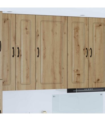 vidaXL Dishwasher Panel Kalmar Artisan Oak 50 x 31 x 100 cm — Model: 1x wall cabinet (1 door) 50 cm wide 100 cm high
