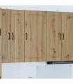 vidaXL Dishwasher Panel Kalmar Artisan Oak 50 x 31 x 100 cm — Model: 1x wall cabinet (1 door) 50 cm wide 100 cm high