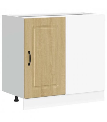 vidaXL Kitchen Base Cabinet Kalmar Sonoma Oak Engineered Wood — Model: 1x corner bottom cabinet (1 door) 86 cm wide 81.5 cm high
