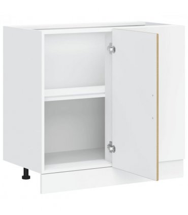 vidaXL Kitchen Base Cabinet Kalmar Sonoma Oak Engineered Wood — Model: 1x corner bottom cabinet (1 door) 86 cm wide 81.5 cm high