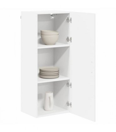 vidaXL Dishwasher Panel Kalmar High Gloss White 40 x 31 x 100 cm — Model: 1x wall cabinet (1 door) 40 cm wide 100 cm high