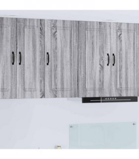 vidaXL Dishwasher Panel Kalmar Grey Sonoma 40 x 31 x 80 cm — Model: 1x wall cabinet (1 door) 40 cm wide 80 cm high