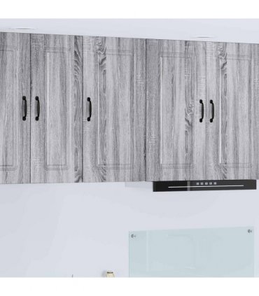 vidaXL Dishwasher Panel Kalmar Grey Sonoma 40 x 31 x 80 cm — Model: 1x wall cabinet (1 door) 40 cm wide 80 cm high