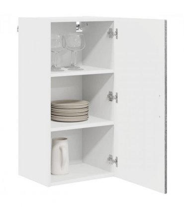 vidaXL Dishwasher Panel Kalmar Grey Sonoma 40 x 31 x 80 cm — Model: 1x wall cabinet (1 door) 40 cm wide 80 cm high