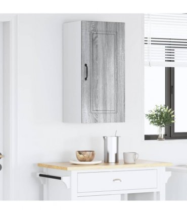 vidaXL Dishwasher Panel Kalmar Grey Sonoma 40 x 31 x 80 cm — Model: 1x wall cabinet (1 door) 40 cm wide 80 cm high