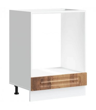vidaXL Oven Cabinet Kalmar Old Wood Engineered Wood — Model: 1x oven cabinet 60 cm wide 81.5 cm high