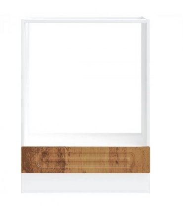vidaXL Oven Cabinet Kalmar Old Wood Engineered Wood — Model: 1x oven cabinet 60 cm wide 81.5 cm high