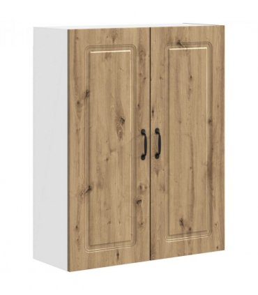 vidaXL Dishwasher Panel Kalmar Artisan Oak 80 x 31 x 100 cm — Model: 1x wall cabinet (2 doors) 80 cm wide 100 cm high