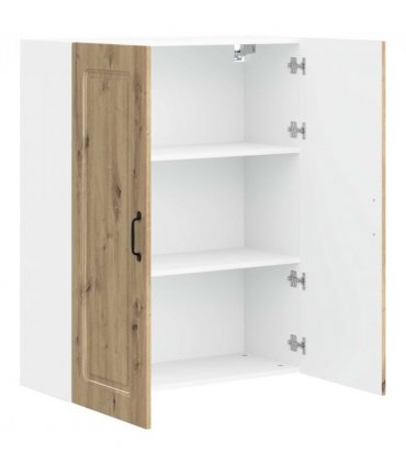 vidaXL Dishwasher Panel Kalmar Artisan Oak 80 x 31 x 100 cm — Model: 1x wall cabinet (2 doors) 80 cm wide 100 cm high