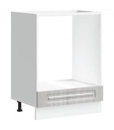 vidaXL Oven Cabinet Kalmar Grey Sonoma Engineered Wood — Model: 1x oven cabinet 60 cm wide 81.5 cm high