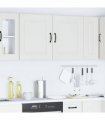 vidaXL Kitchen Wall Cabinets 2 pcs Kalmar White Engineered Wood — Model: 2x wall cabinet (1 door) 50 cm wide 60 cm high