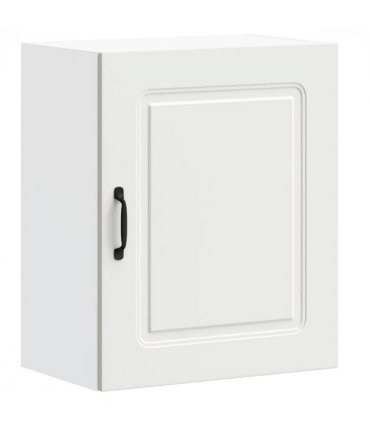vidaXL Kitchen Wall Cabinets 2 pcs Kalmar White Engineered Wood — Model: 2x wall cabinet (1 door) 50 cm wide 60 cm high