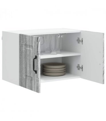 vidaXL Dishwasher Panel Kalmar 2 pcs Grey Sonoma 60 x 31 x 40 cm — Model: 2x wall cabinet (2 doors) 60 cm wide 40 cm high