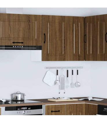 vidaXL Kitchen Wall Cabinet Kalmar Brown Oak Engineered Wood — Model: 1x wall cabinet (1 door) 40 cm wide 60 cm high