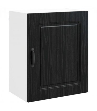 vidaXL Dishwasher Panel Kalmar 2 pcs Black Oak 50 x 31 x 60 cm — Model: 2x wall cabinet (1 door) 50 cm wide 60 cm high