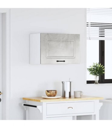 vidaXL Kitchen Wall Cabinet Kalmar Concrete Grey Engineered Wood — Model: 1x wall cabinet (1 flap door) 60 cm wide 40 cm high