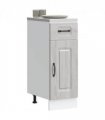 vidaXL Kitchen Base Cabinet Kalmar Grey Sonoma Engineered W — Model: 1x bottom cabinet (1 door 1 drawer) 30 cm wide 81.5 cm high