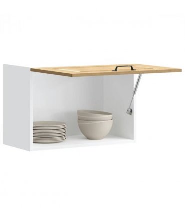 vidaXL Kitchen Wall Cabinet Kalmar Artisan Oak Engineered Wood — Model: 1x wall cabinet (1 flap door) 60 cm wide 40 cm high