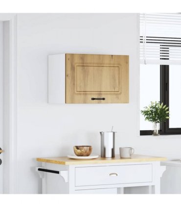 vidaXL Kitchen Wall Cabinet Kalmar Artisan Oak Engineered Wood — Model: 1x wall cabinet (1 flap door) 60 cm wide 40 cm high
