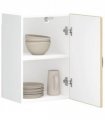 vidaXL Kitchen Wall Cabinet Kalmar Sonoma Oak Engineered Wood — Model: 1x wall cabinet (1 door) 40 cm wide 60 cm high